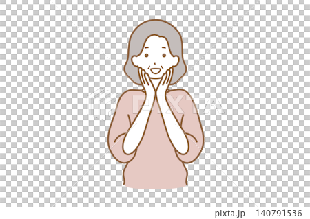 女性面部表情樂趣 140791536