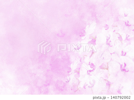 水彩背景 華やかなピンクの胡蝶蘭 水彩背景 華やかなピンクの胡蝶蘭 140792002