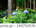 東京あきる野市の紫陽花の名所あじさい山の景観 140792036