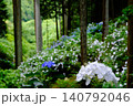 東京あきる野市の紫陽花の名所あじさい山の景観 140792046