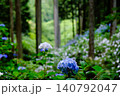 東京あきる野市の紫陽花の名所あじさい山の景観 140792047