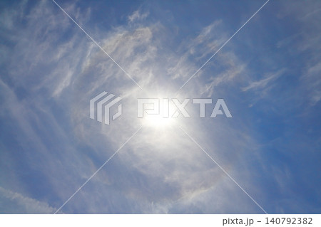 太陽と雲　空のみ 140792382