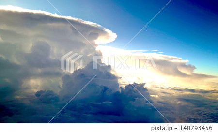 旅客機から見た雲 旅客機から見た雲 140793456