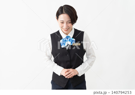 制服を着た受付係の女性 ジョブイメージ 制服を着た受付係の女性 ジョブイメージ 140794253