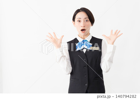 制服を着た受付係の女性 ジョブイメージ 制服を着た受付係の女性 ジョブイメージ 140794282