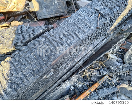 火災廃棄物 木造 火事ゴミ 一般廃棄物 火災廃棄物 木造 火事ゴミ 一般廃棄物 140795590