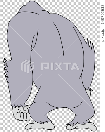 手繪動物插畫 ☆ 大猩猩 手繪動物插畫 ☆ 大猩猩 140795632