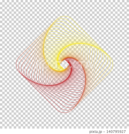 quilt square spirograph spiral with yellow and red gradient lines quilt square spirograph spiral with yellow and red gradient lines 140795927