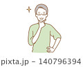 閃いた表情の男性 140796394