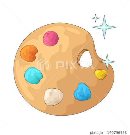 Illustration of Palette Illustration of Palette 140796538