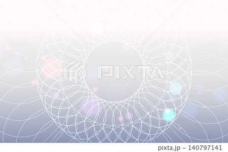 Abstract radial systems lines with light on white background. 140797141