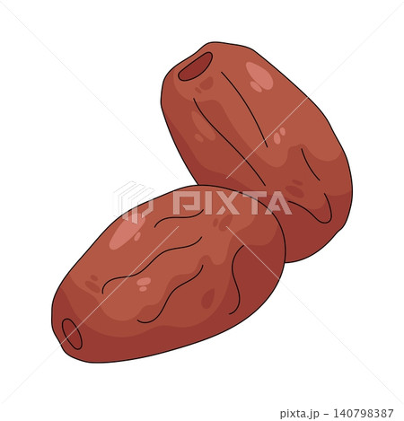 Illustration of Dates fruit 140798387