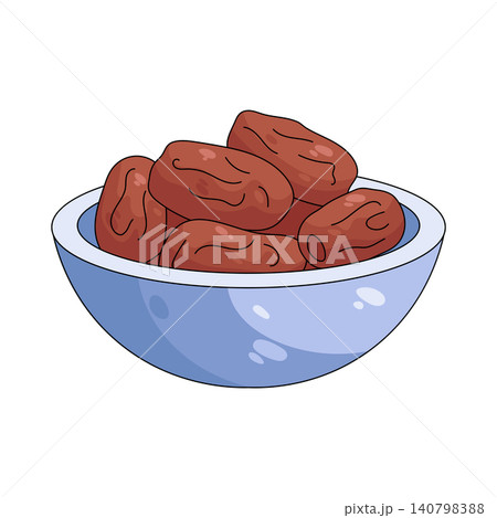 Illustration of Dates fruit 140798388