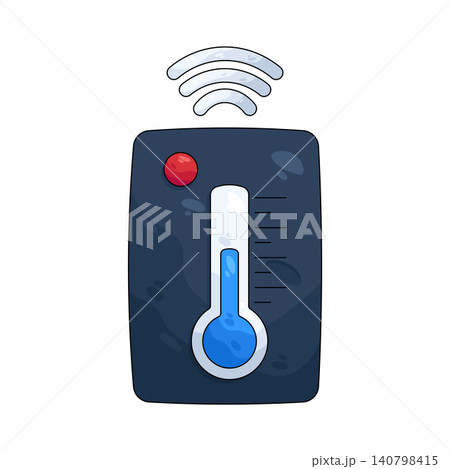 Illustration of temperature sensor  140798415