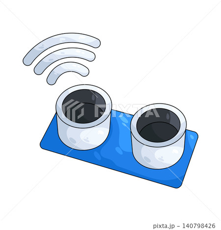 Illustration of signal sensor Illustration of signal sensor 140798426