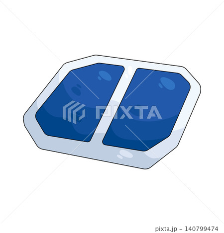 Illustration of solar panel 140799474