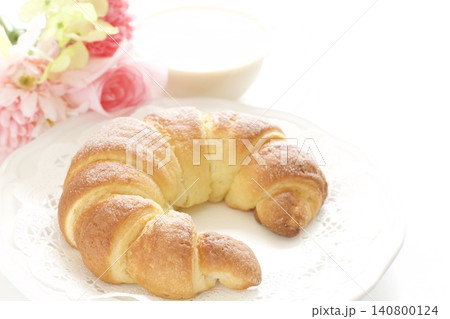 クロワッサンとミルクティー クロワッサンとミルクティー 140800124