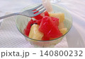 イタリアのレストランでデザートに食べた、みずみずしくて美味しいフルーツの盛り合わせ 140800232