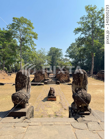 ロリュオス遺跡群のプリア・コー寺院、世界遺産、2026年1月撮影 140800293