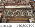 ロリュオス遺跡群のプリア・コー寺院、カーラやナーガのレリーフ、2026年1月撮影 140800300