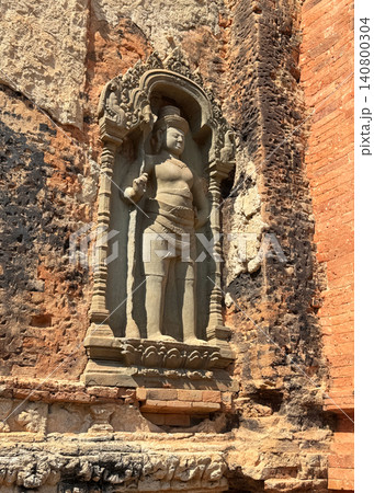ロリュオス遺跡群のプリア・コー寺院、2026年1月撮影 ロリュオス遺跡群のプリア・コー寺院、2026年1月撮影 140800304