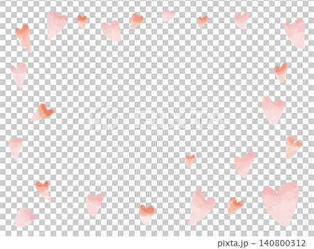 A frame background adorned with hand-drawn hearts. A frame background adorned with hand-drawn hearts. 140800312
