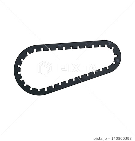 Illustration of timing belt Illustration of timing belt 140800398