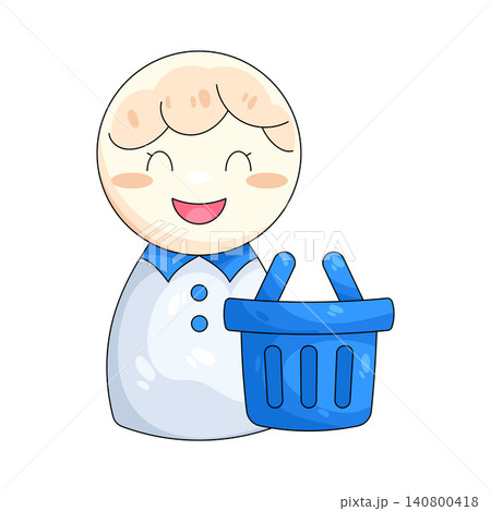 Illustration of customer  140800418