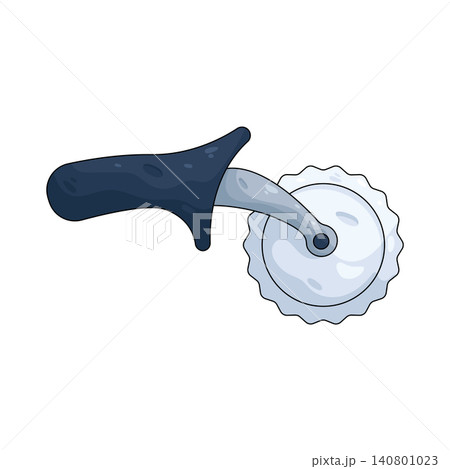 Illustration of pizza cutter 140801023
