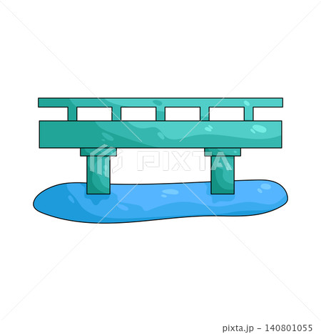 Illustration of bridge  140801055