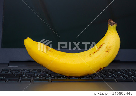 Banana as a healthy office snack supporting energy focus productivity and balanced workplace routine Banana as a healthy office snack supporting energy focus productivity and balanced workplace routine 140801446