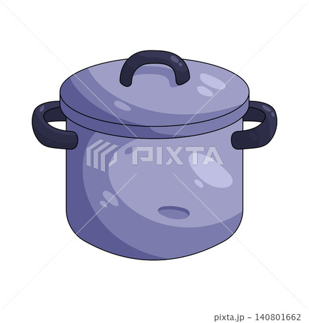 Illustration of cooking pot Illustration of cooking pot 140801662