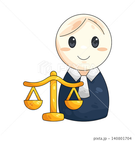 Illustration of lawyer Illustration of lawyer 140801704