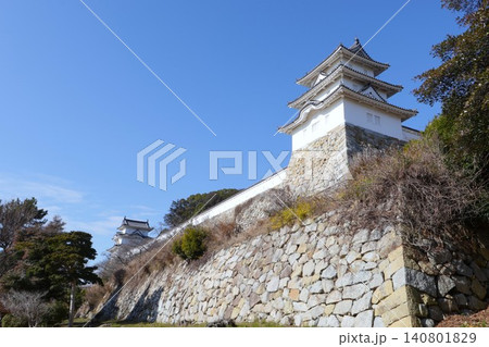 明石城の坤櫓と巽櫓1 兵庫県立明石公園 お城 明石城の坤櫓と巽櫓1 兵庫県立明石公園 お城 140801829