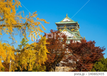 大阪城 紅葉3 大阪城 紅葉3 140802435