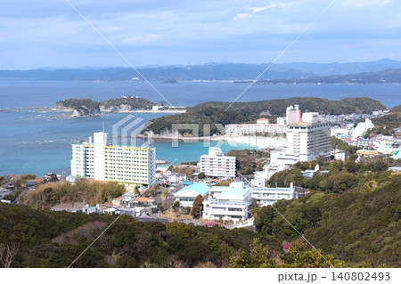 和歌山南紀白浜の温泉街・白良浜の景色風景 観光旅行 WAKAYAMA 和歌山南紀白浜の温泉街・白良浜の景色風景 観光旅行 WAKAYAMA 140802493