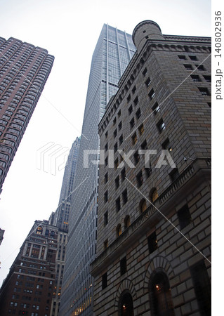 Architecture in lower Manhattan, New York City Architecture in lower Manhattan, New York City 140802936