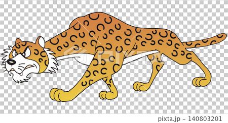 手書き動物イラスト☆豹 手書き動物イラスト☆豹 140803201