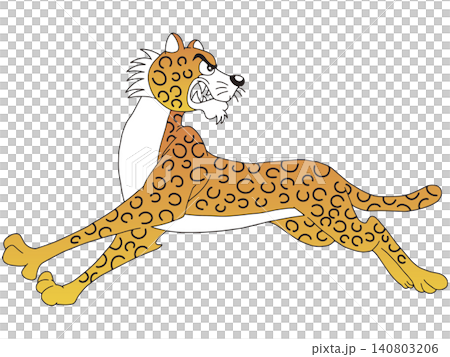 手繪動物插畫 ☆ 豹子 140803206