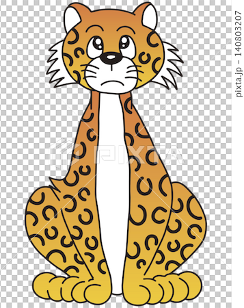 手繪動物插畫 ☆ 豹子 140803207