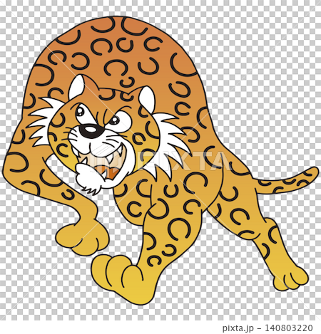 手繪動物插畫 ☆ 豹子 手繪動物插畫 ☆ 豹子 140803220