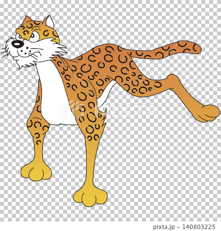 手書き動物イラスト☆豹 手書き動物イラスト☆豹 140803225