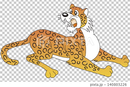 手繪動物插畫 ☆ 豹子 手繪動物插畫 ☆ 豹子 140803226