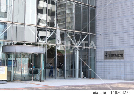 大阪市立科学館・プラネタリウム　建物入口・エントランス 140803272