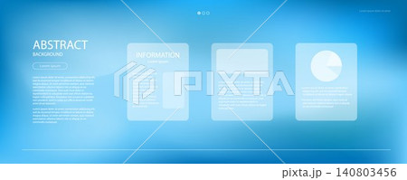 Abstract blue background as a template for presentations. Blue gradient background with infographic elements. Abstract blue background as a template for presentations. Blue gradient background with infographic elements. 140803456
