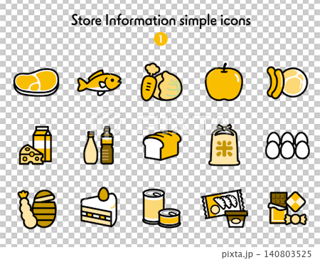 Simple Icon Collection Store Guide Simple Icon Collection Store Guide 140803525