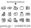 シンプルアイコン集 売場案内 140803526