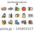 シンプルアイコン集 売場案内 140803527