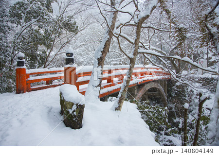 西明寺 雪景色 西明寺 雪景色 140804149