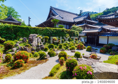 西教寺の大本坊庭園 滋賀県大津市坂本 西教寺の大本坊庭園 滋賀県大津市坂本 140804600